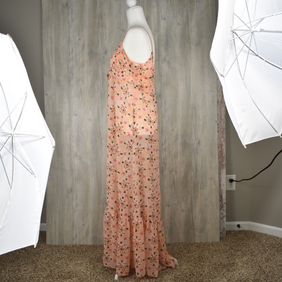 LC Lauren Conrad Beach Shop Maxi Cover-Up Small - Picture 4 of 10